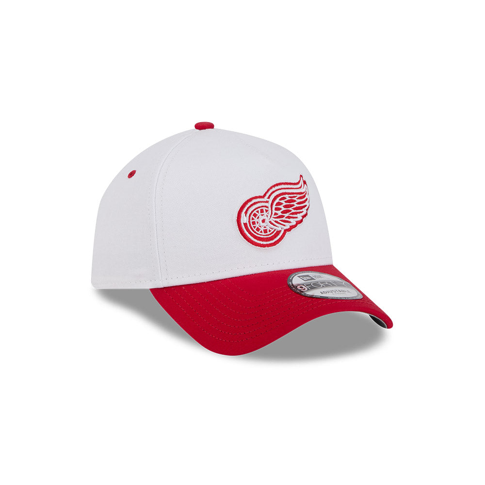Detroit Red Wings Hat - OTC 2-Tone 9Forty A-Frame NHL Snapback Cap - New Era